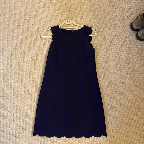 Jcrew scalloped hem shift dress size 2 - Picture 2 of 2